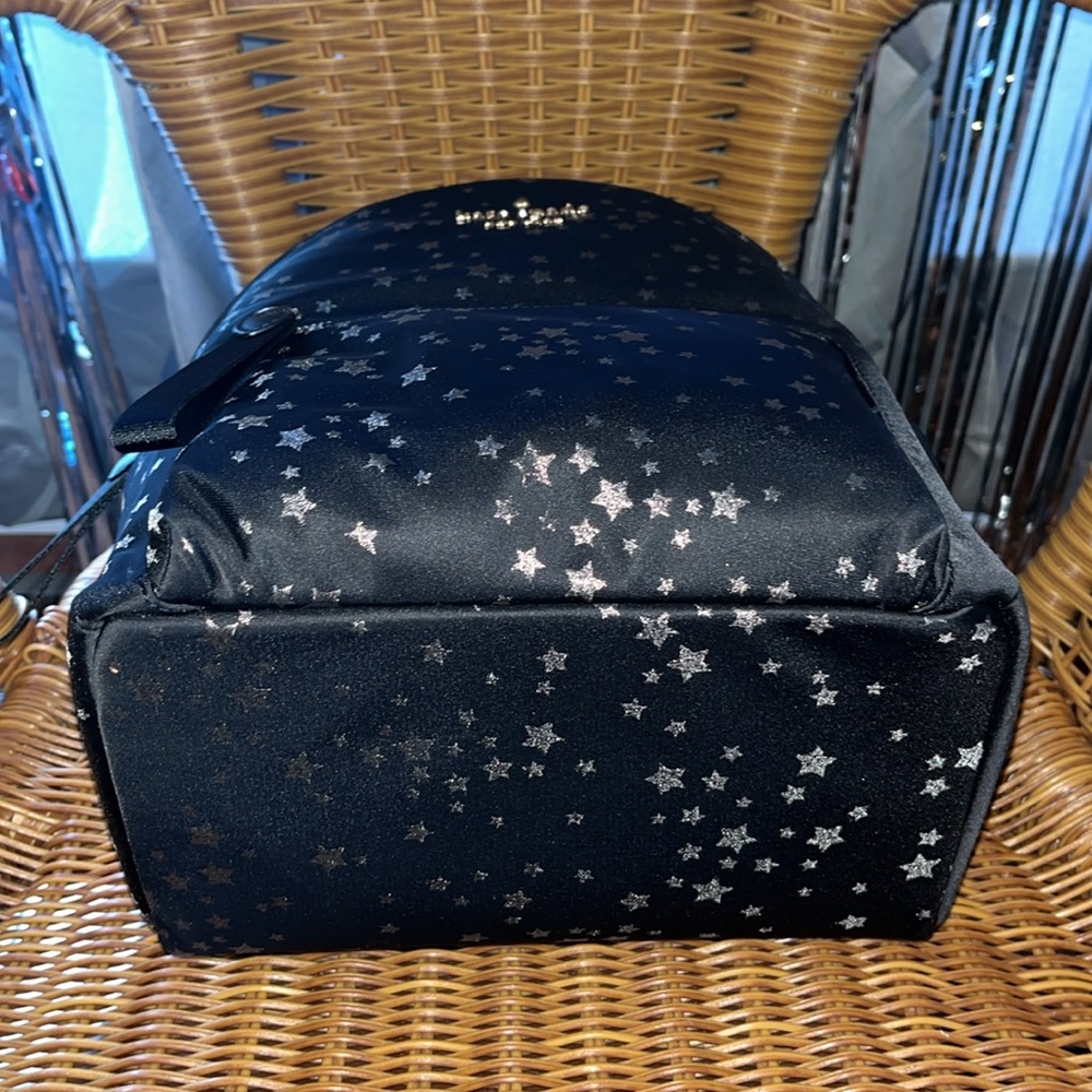 ♠️ kate spade Chelsea Scattered Stars The Little Better Jacquard Nylon Backpack - Picture 10 of 13